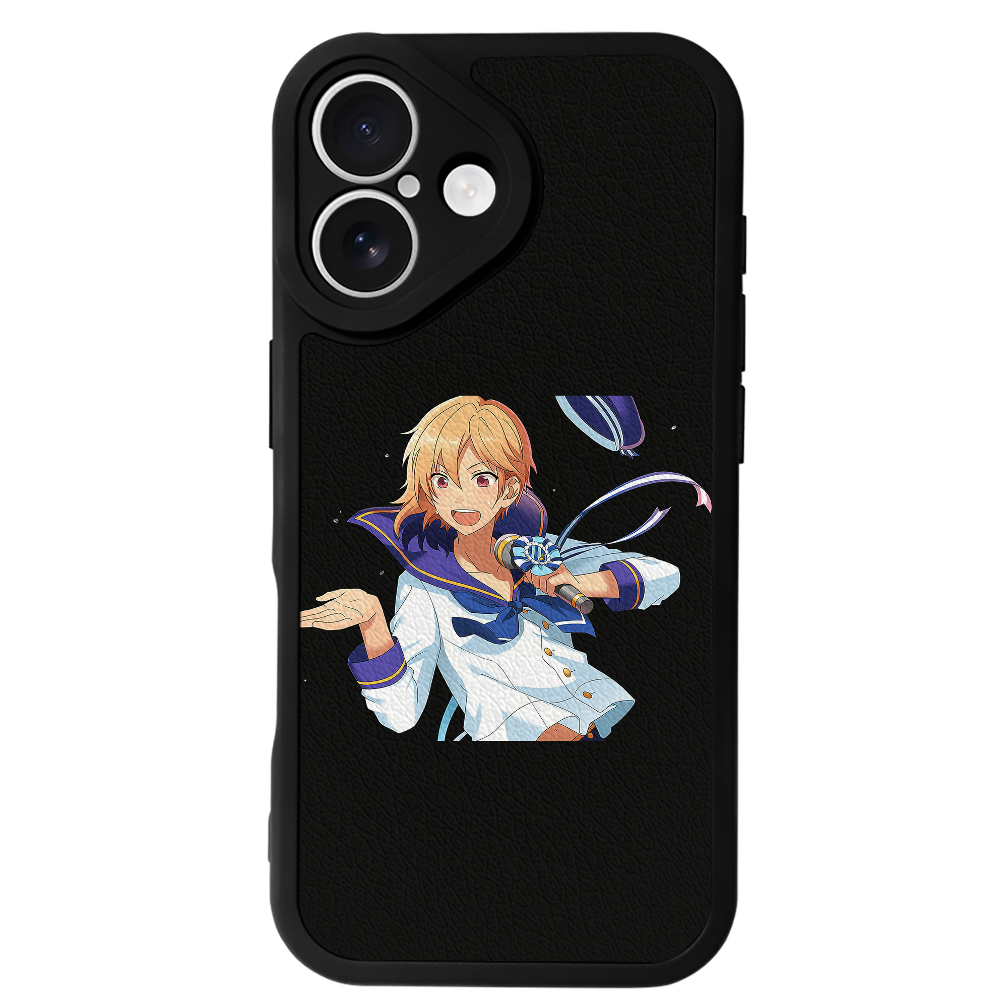 （画像用） あんさんぶるスターズ! Ensemble Stars 【iPhone 16シリーズ対応】シリコンスマホケース（レザー調） 材質：シリコン
